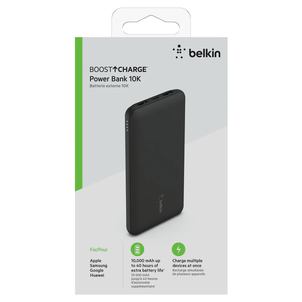 Belkin Boost Charge 3-Port Power Bank 10K - Image 6
